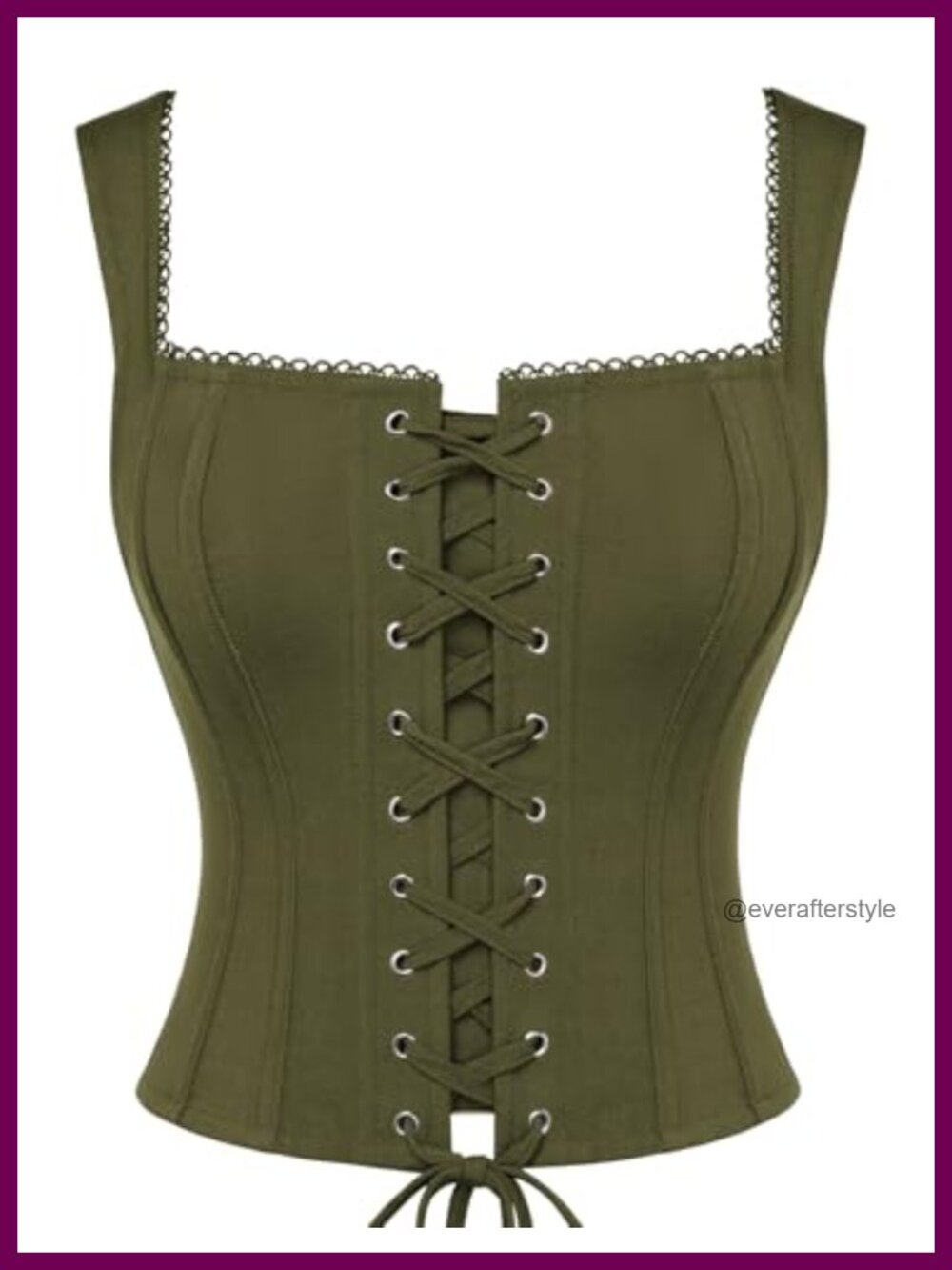 Y2K Corset Top Boned Renaissance Pirate Goth Bustier Lace-Up